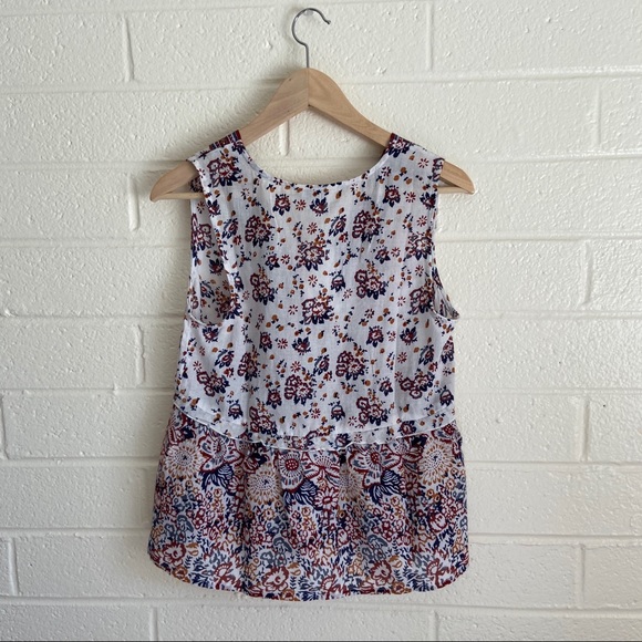 NWT; Lucky Brand floral blouse - Picture 4 of 8